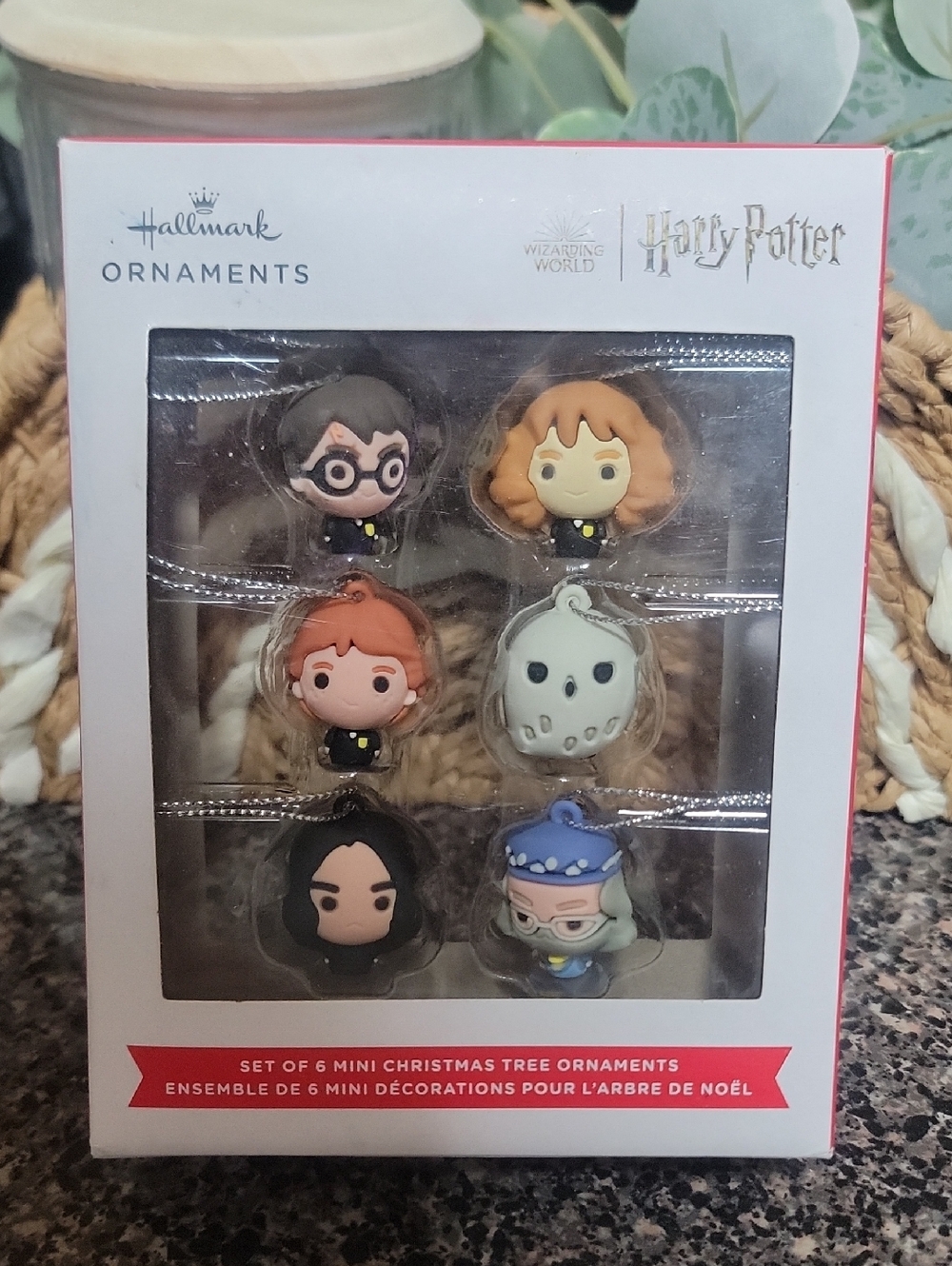 Hallmark Harry Potter Set of 6 Mini Ornaments - Multi